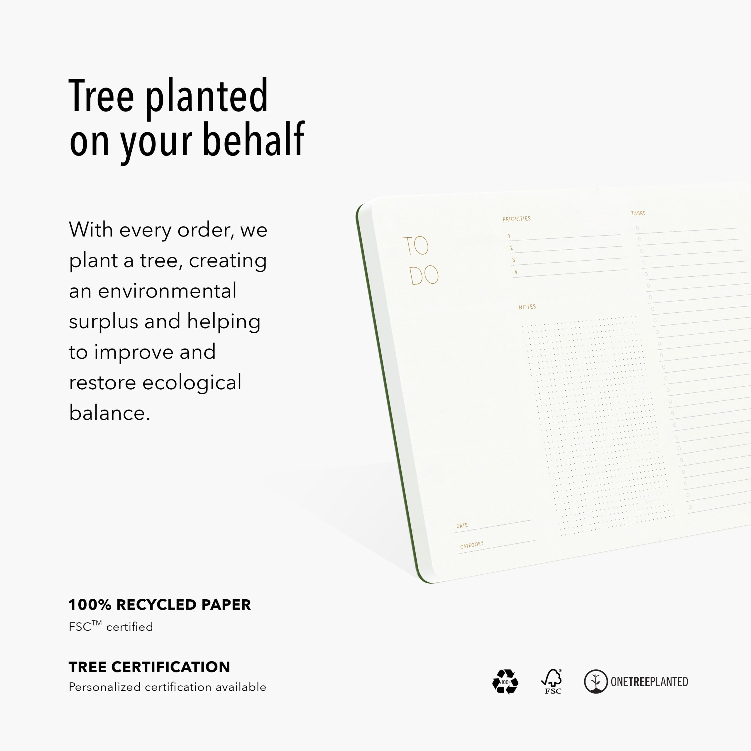 Pinesman - TO DO Pad - Plant a Tree